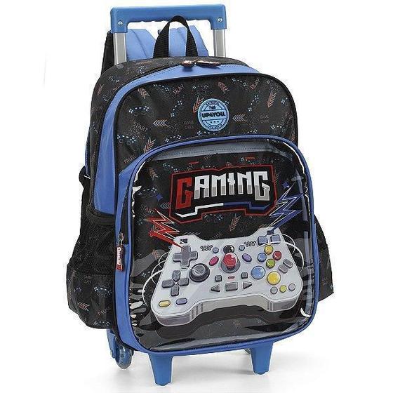 Imagem de Mochila De Rodinhas Com Alça Luxcel Up4You Game Over ul