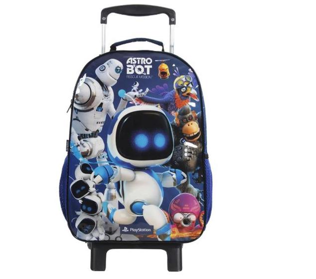 Mochila De Rodinhas Escolar G Astro Bot Dermiwil Menor preço em Mochila De Rodinhas Escolar G Astro Bot Dermiwil