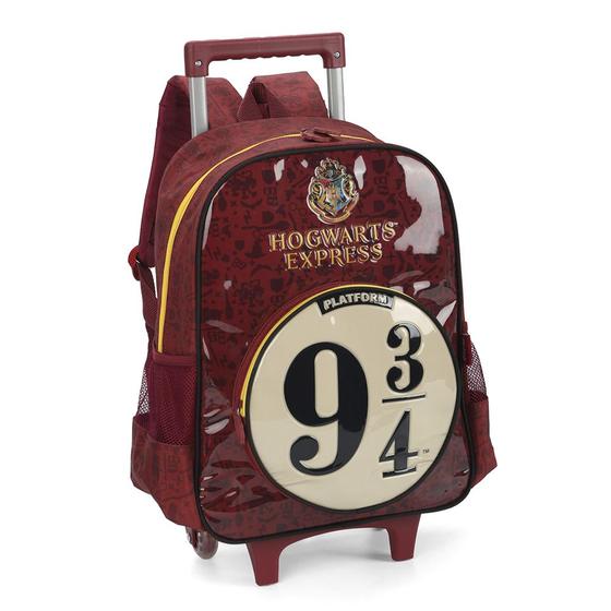 Imagem de Mochila De Rodinhas Escolar Harry Potter Plataforma 9 ¾