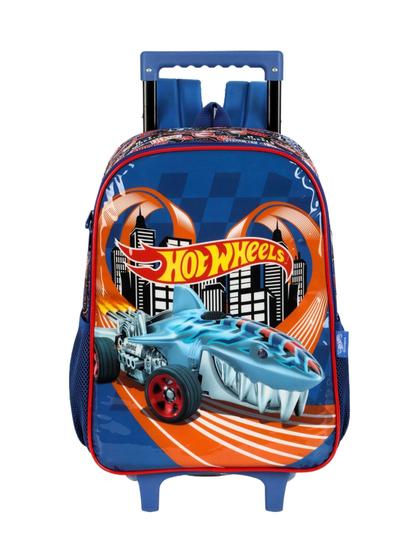 Imagem de Mochila de Rodinhas Escolar Hot Wheels IC41512