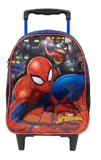 Imagem de Mochila de Rodinhas Escolar Infantil 14 Spider Man X2 Xeryus