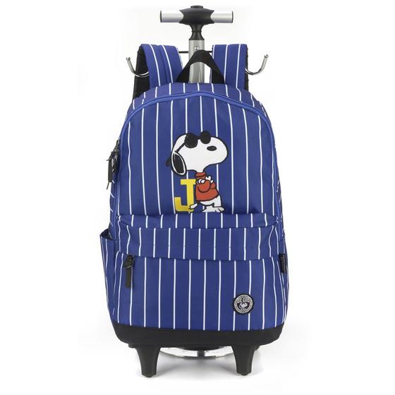 Imagem de Mochila De Rodinhas Escolar Infantil Snoopy Descolado Luxcel