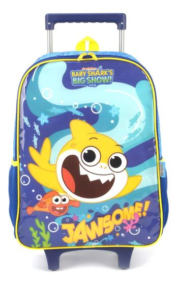 Imagem de Mochila De Rodinhas Escolar Menino Baby Shark Luxcel