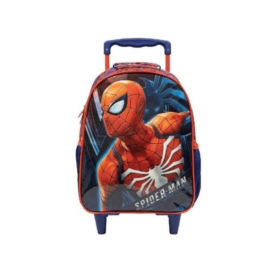 Imagem de Mochila  De Rodinhas Escolar Menino Spider Man Premium