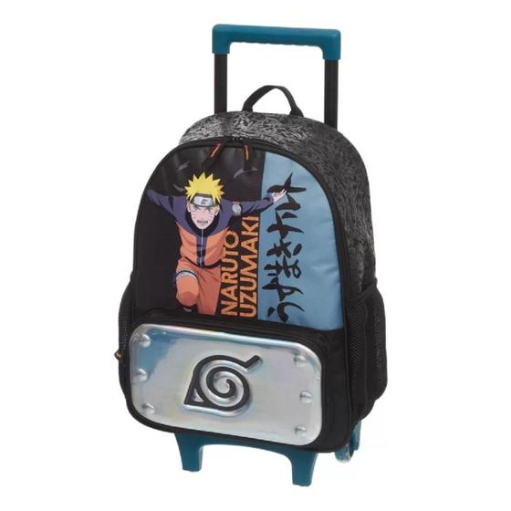 Imagem de Mochila De Rodinhas Escolar Naruto Uzumaki Ninja Run Pacific