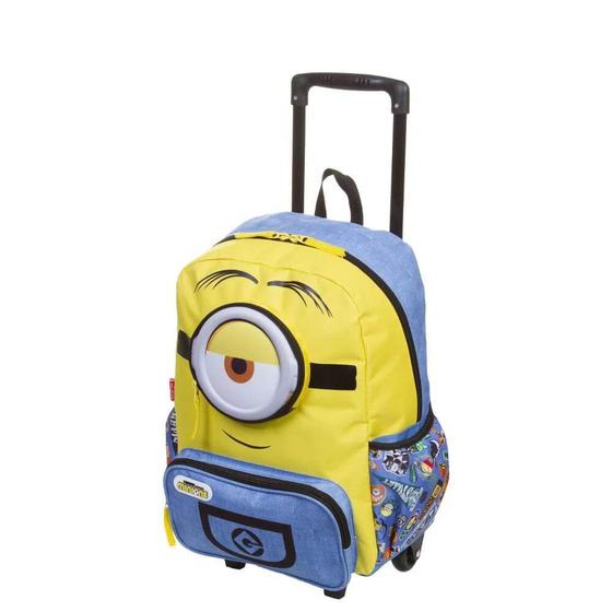 Imagem de Mochila de Rodinhas Escolar Sestini Disney Minions X Masculino