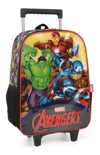 Imagem de Mochila De Rodinhas Grande Marvel Luxcel Original