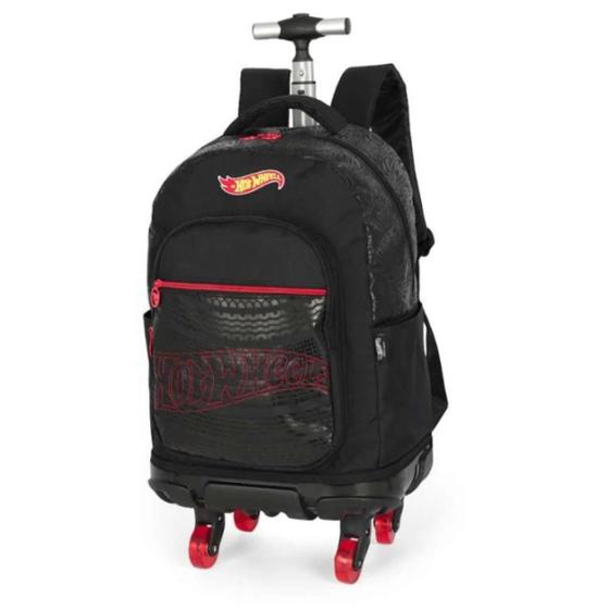 Imagem de Mochila De Rodinhas Hot Wheels Vermelho Luxcel