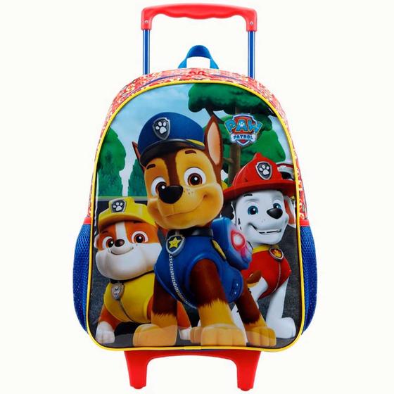 Imagem de Mochila de Rodinhas Infantil - 14 - Patrulha Canina X2 - Xeryus