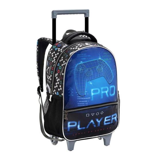 Mochila de Rodinhas Infantil Seanite Game 16" Menor preço em Mochila de Rodinhas Infantil Seanite Game 16"