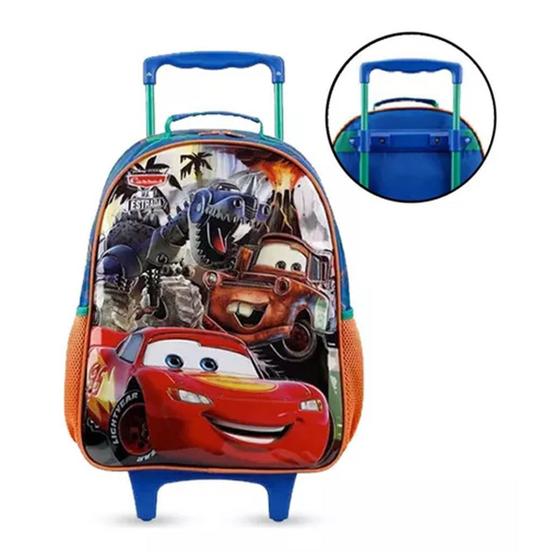 Imagem de Mochila De Rodinhas Pequena Escolar Carros Disney Pixar