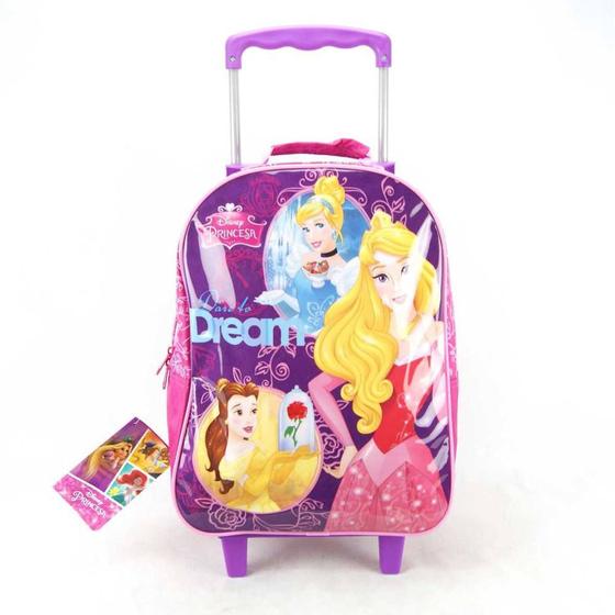 Imagem de Mochila de Rodinhas - Princesas Dream - Disney - Dermiwil