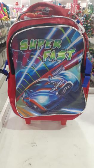 Imagem de Mochila de Rodinhas - Super Fast - C/ Lancheira e Estojo