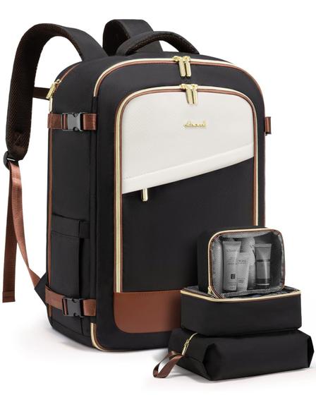 Imagem de Mochila de Viagem LOVEVOOK 40L para Mulheres - Compartimento para Laptop 17"