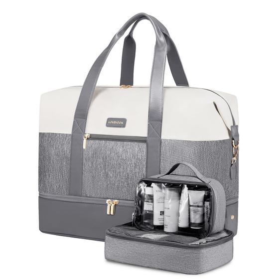 Imagem de Mochila de Viagem LOVEVOOK Weekender para Mulher - com 2 Cubos de Embalagem