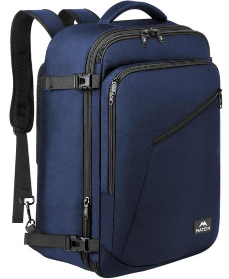 Imagem de Mochila de Viagem MATEIN 27L - Resistente à Água - Azul