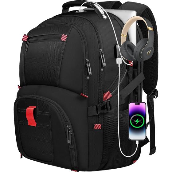 Imagem de Mochila de Viagem Yamdeg Extra Grande 50L - Compatível com Notebook 17,3"