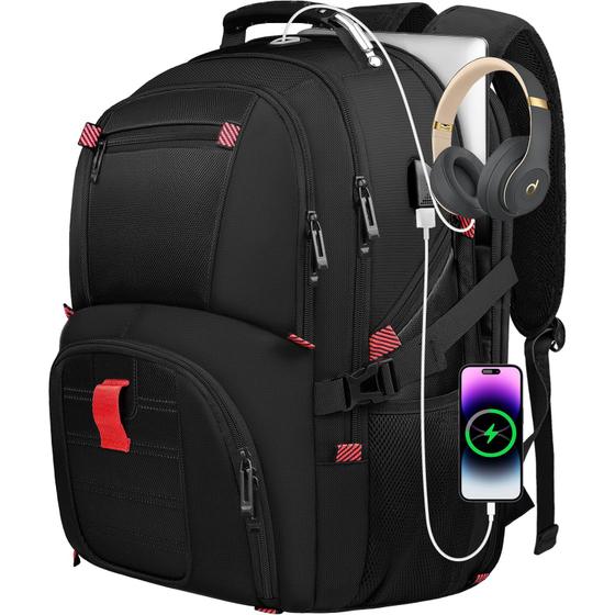 Imagem de Mochila de viagem Yamdeg Extra Large, com capacidade de 50 L, 17,3 polegadas