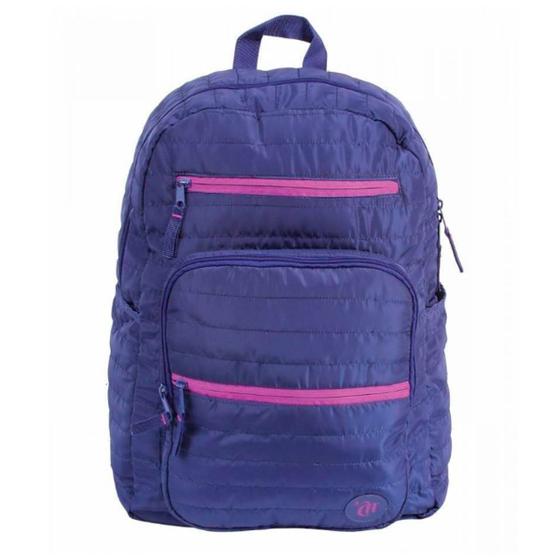 Imagem de Mochila Dermiwil Capricho Roxo bolso p/ Notebook Escolar