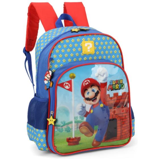 Imagem de Mochila do Mario de Costas Infantil