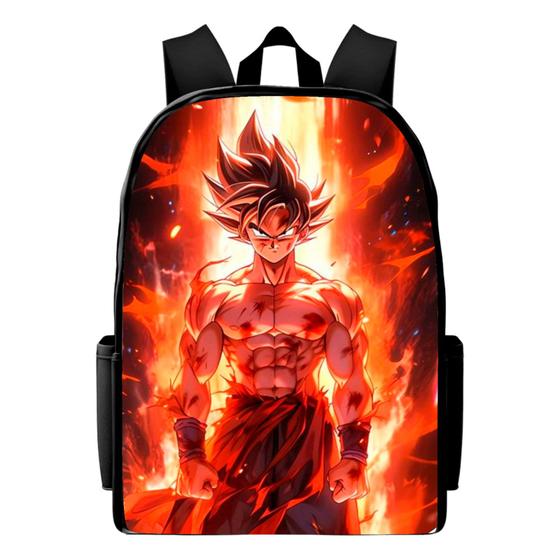 Imagem de mochila dragon ball masculina desenho personagem Goku m61