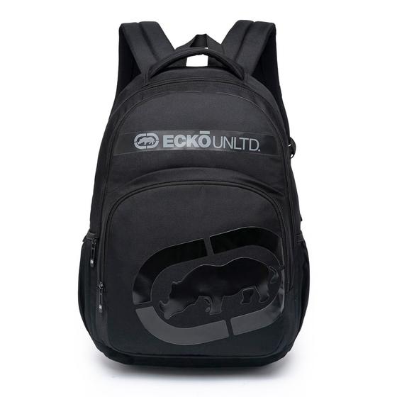 Imagem de Mochila Ecko Original Preta Resistente Reforçada