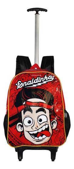 Imagem de Mochila Enaldinho Rodinhas Infantil Masculina Youtuber G