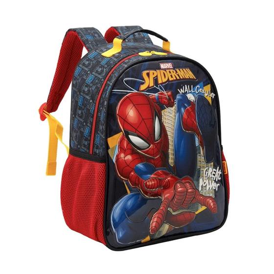 Imagem de Mochila Escolar 14 Spider-Man Black Basic