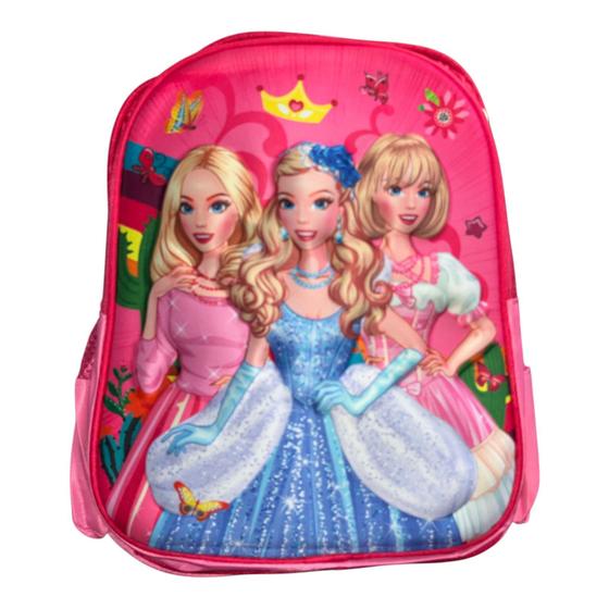 Imagem de Mochila Escolar 3D Estampado Fosco Infantil Bolsa Menino Grande