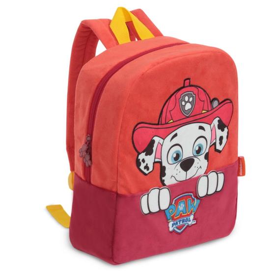 Imagem de Mochila Escolar Bolsa Estampa Patrulha Canina Cor Vermelha