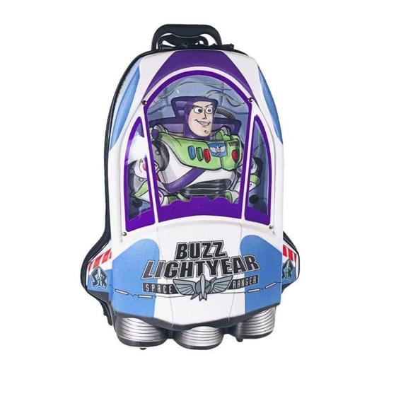 Imagem de Mochila Escolar Buzz Lightyear com 03 Rodinhas Maxtoy