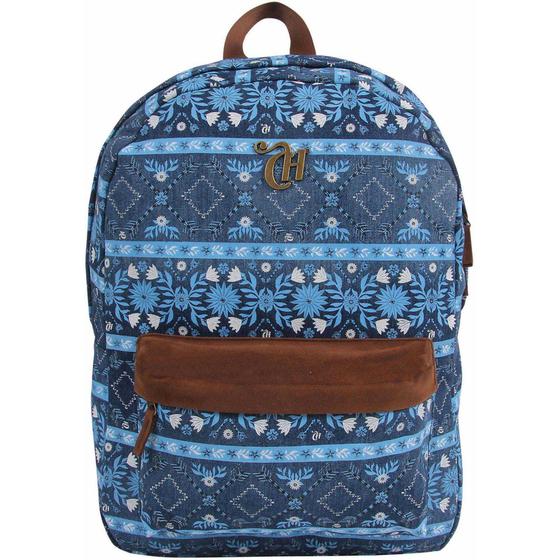 Imagem de Mochila Escolar Capricho Etnic Blue Dermiwil