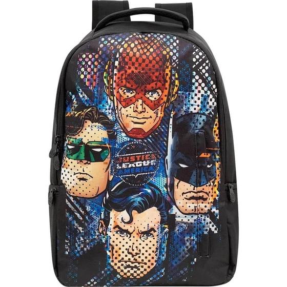 Imagem de Mochila Escolar Casual Liga Da Justiça De Costas Original