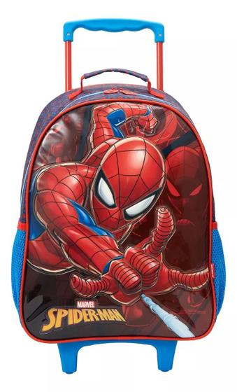 Imagem de Mochila Escolar com Rodinha, Spider-Man X1-A, Grande, Xeryus