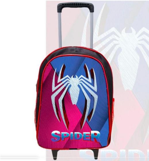 Imagem de Mochila Escolar  com Rodinhas do Homem Aranha