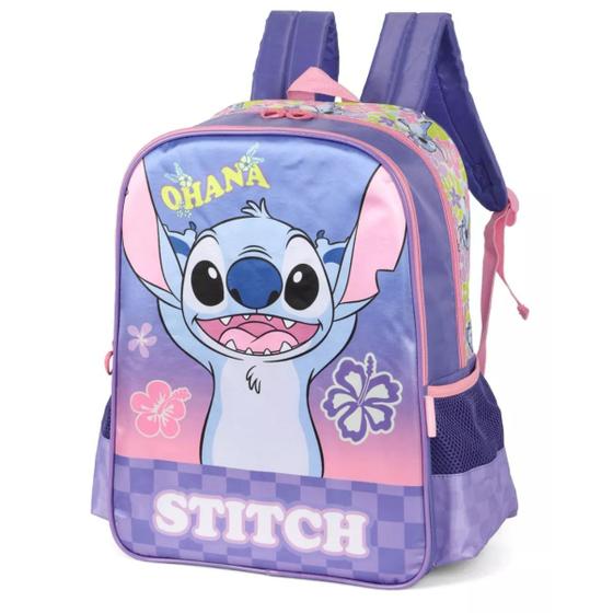 Imagem de Mochila Escolar Costas Média Stitch 