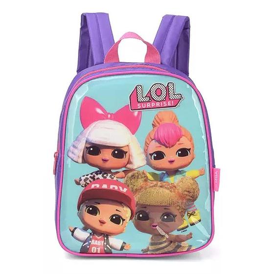 Imagem de Mochila escolar costas pequena Lol Surprise Luxcel