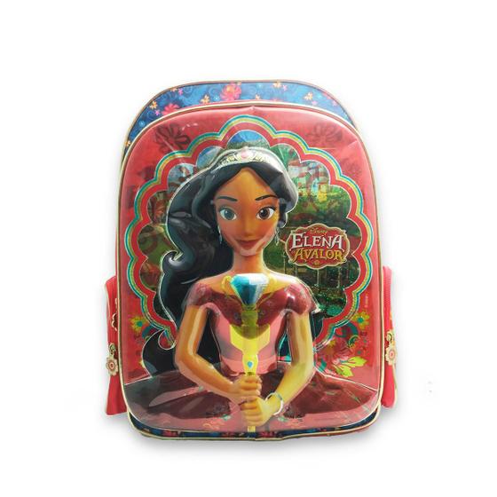 Imagem de Mochila Escolar Costas Princesa Elena De Avalor 3D