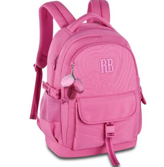 Imagem de Mochila Escolar Costas Rebecca Bonbon  Soft com Metalassê RB24582 - Clio Style