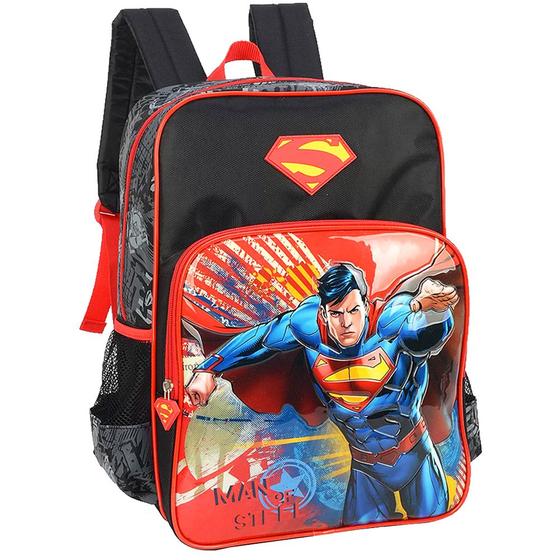 Imagem de Mochila Escolar Costas Superman Infantil Meninos Super Heroi