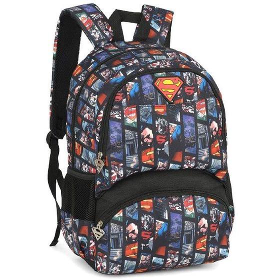 Imagem de Mochila Escolar Costas Superman Luxcel