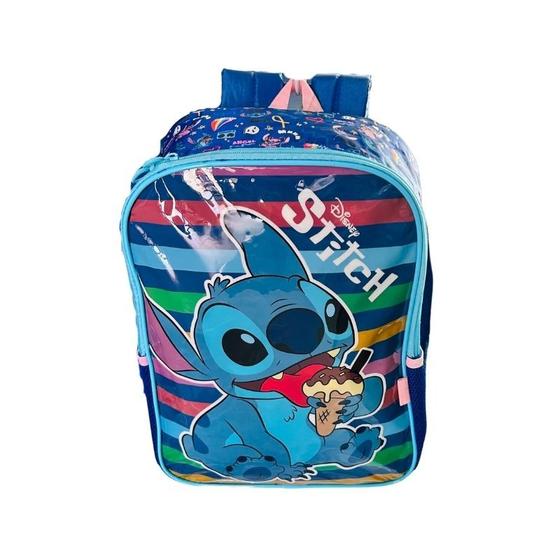 Imagem de Mochila Escolar Creche Infantil Stitch Original