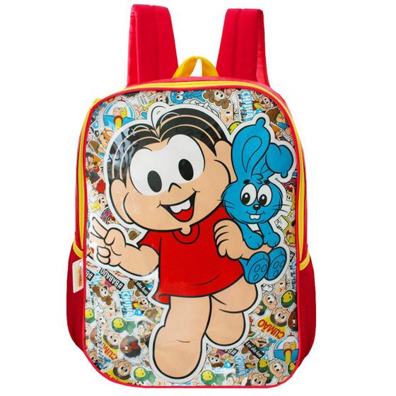 Imagem de Mochila Escolar De Alças Turma Da Mônica & Sansão Infantil