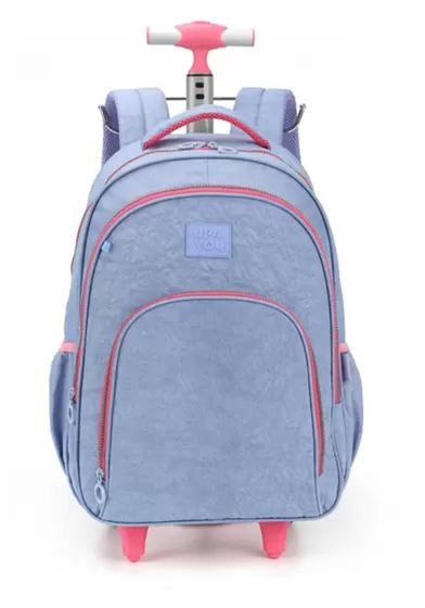 Imagem de Mochila escolar de carrinho juvenil g18 matelasse up4you