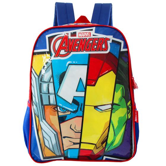 Imagem de Mochila Escolar De Costas Avengers Vingadores Marvel Comics