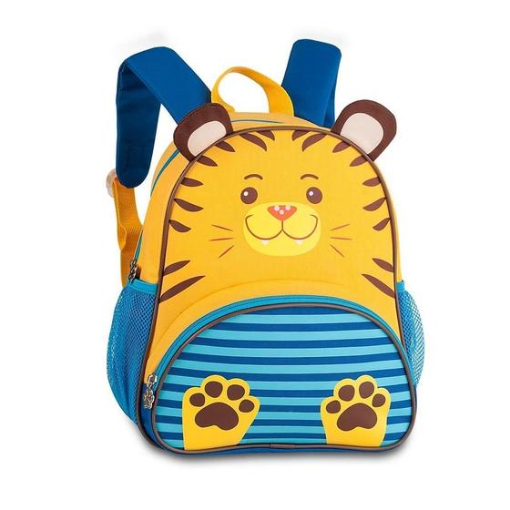 Imagem de Mochila Escolar De Costas Clio Pets Tigre 13'' - Clio Style