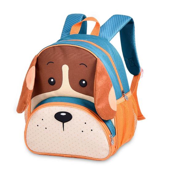 Imagem de Mochila Escolar De Costas Infantil Creche Clio Pets Zoo Insetos E Animais