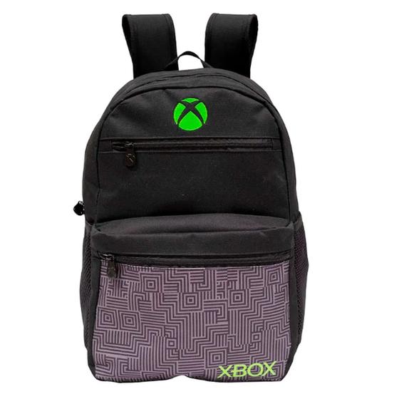 Imagem de Mochila Escolar De Costas Jogo Game Xbox - Preto