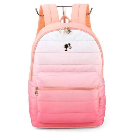 Imagem de Mochila Escolar De Costas Juvenil Barbie Com Degradê - Maxlog