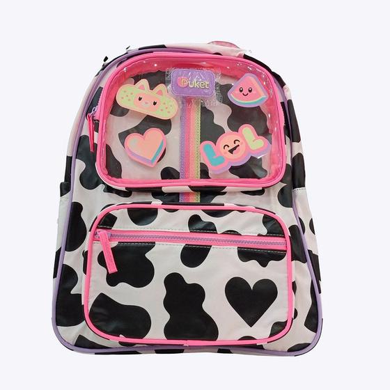 Imagem de Mochila Escolar de Costas Vaca Patches Puket  050403640